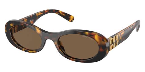 miu miu mu 06zs|Miu Miu™ MU 06ZS Oval Sunglasses .